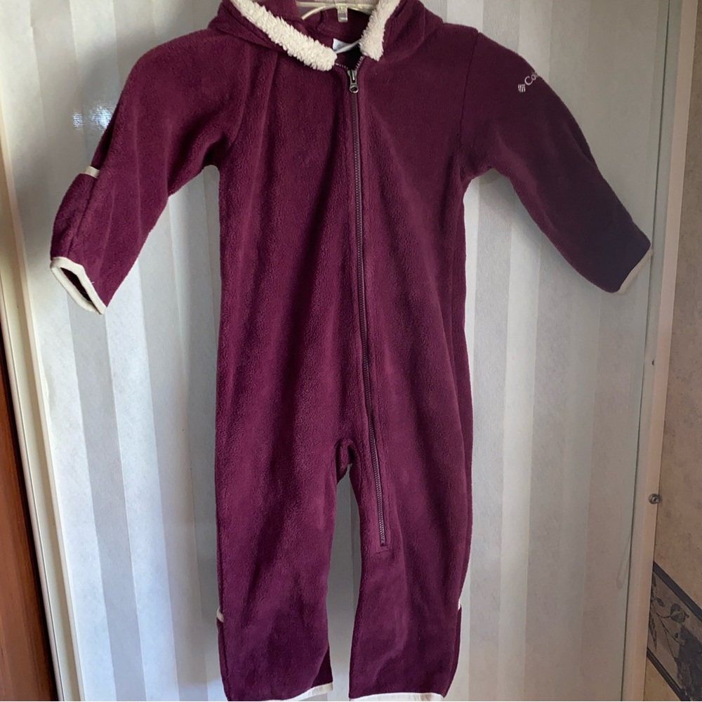 Columbia Kids' Plum  One Piece snow winter Bear Bunting